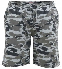 D555 Carlton Elasticated Waist Jersey Camo Shorts