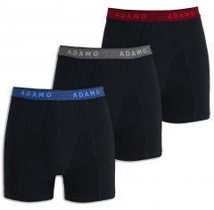 Adamo Jerry Maxi Boxers 702 Black 3-pack