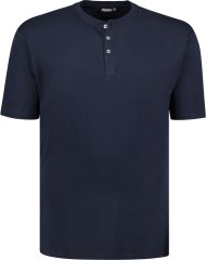 Adamo Silas Regular fit Serafino T-shirt Navy