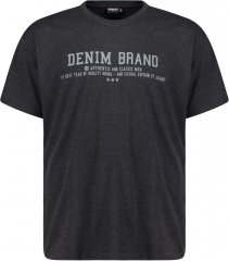 Adamo Simon Regular fit Printed T-shirt Charcoal