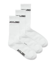 Jack & Jones Melvin Teniske čarape Bijela 3-pack