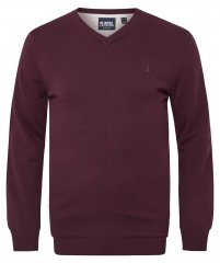 North Latitude 53133 V-Neck Knit Crvena