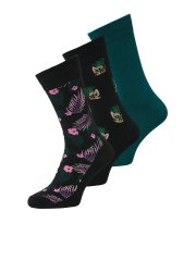 Jack & Jones Pineapple Skulls Čarape Crna 3-pack
