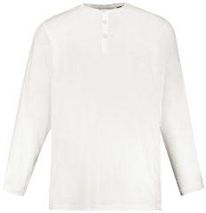 JP1880 702555 Majica Henley dugih rukava Bijela