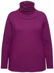 Ulla Popken 751623 Brzosušeća skijaška majica Ružičasta