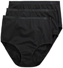 Ulla Popken 795269 Gaćice 3 kom Crna