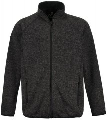 Jay-Pi 802394 Pletena flis jakna Crna