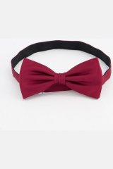 JP1880 809044 Svilena leptir-mašna Bordo
