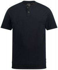 JP1880 818628 Majica Henley s krojem za trbuh Crna