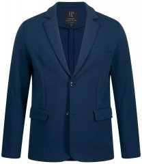 JP1880 New York Flexnamic Jersey sako s džepovima s preklopom Noćno plava