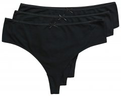 Ulla Popken 838637 Tange 3 kom Crna