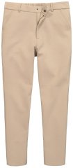 Men+ 207 Bilbao Flexlastic Jersey chino hlače Pješčana