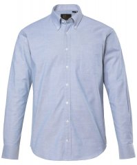 JP1880 Oxford Shirt Flexnamic Long Sleeve Ash Turquoise