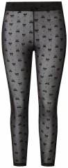 Ulla Popken 844970 Uzorkovane hulahop tajice Crna