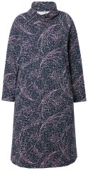 Ulla Popken 844993 Uzorkovana sportska haljina Tamnoplava
