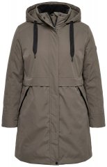 Ulla Popken 845111 Parka Tamnozelena