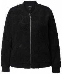 Ulla Popken 845262 Teddy jakna Crna
