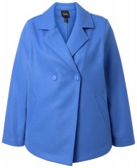 Ulla Popken 846021 Flis kaput Plava