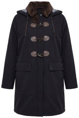 Ulla Popken 846278 Softshell kaput Crna