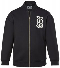 STHUGE 847083 Varsity jakna od scuba tkanine Crna