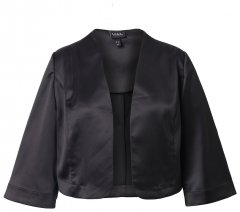 Ulla Popken 849457 Bolero Crna