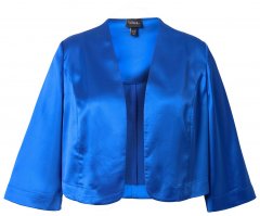 Ulla Popken 849457 Bolero Kraljevsko plava