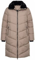 Ulla Popken 850041 Prošiveni kaput Taupe