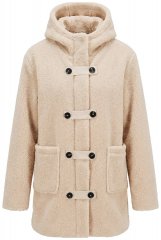Ulla Popken 850589 Teddy jakna Prljavo bijela