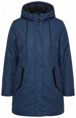 Ulla Popken 850794 Funkcionalni kaput Tamnoplava