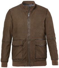 JP1880 851511 Jakna od janjeće antilop kože Smeđa