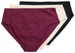 Ulla Popken 851739 Gaćice 3 kom Crna