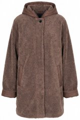 Ulla Popken 851809 Teddy jakna Svijetlosmeđa