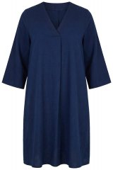 Ulla Popken 852191 Traper haljina s džepovima Denim plava