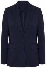 Ulla Popken 852498 Sako sa strasom Tamnoplava