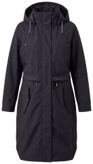 Ulla Popken 852901 Funkcionalni kaput Crna