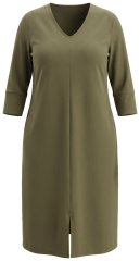 Ulla Popken 853510 Midi haljina s džepovima Kaki