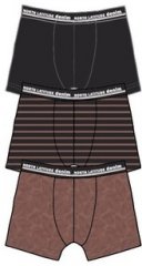 North Latitude 61341 3-Pak Bokserice Konjak Smeđa