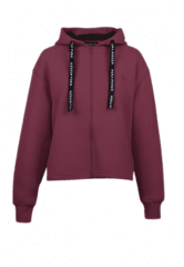 Nora Mikken GERTRUD Cropped Hoodie Burgundy