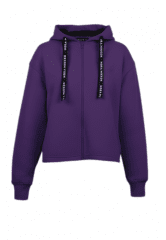 Nora Mikken GERTRUD Cropped Hoodie Purple