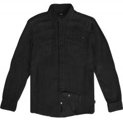 Double Outfitters GS-5126 Košulja s drukerima Crna