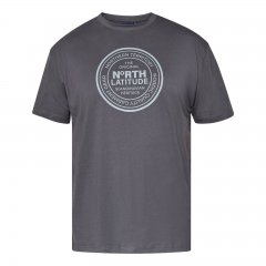 North Latitude T-Shirt Siva/boja ugljena