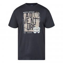 North Latitude Adventure 98 Graphic Tee Crna