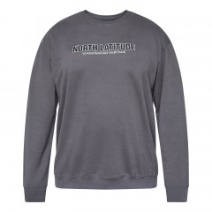 North Latitude Crewneck Sweatshirt Siva/boja ugljena