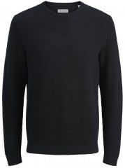 Jack & Jones Otto Crew Neck Knit Pullover Black