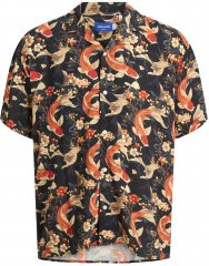 Jack & Jones Tokyo havajska košulja s uzorkom tamnosmeđa