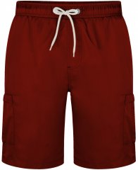 Kam Jeans 334 Cargo Swim Shorts Burgundy