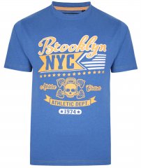 Kam Jeans 5389 Brooklyn NYC T-Shirt Blue