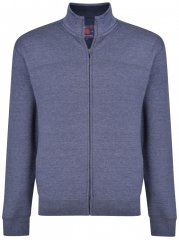 Kam Jeans 7018 Full zip Sweatshirt Insignia Blue