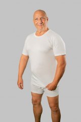 20 Nodi Short Sleeve Crew Neck in Combed Cotton Jersey White