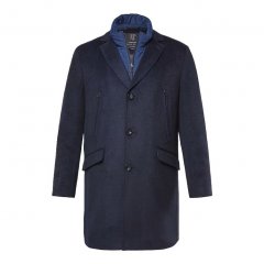 JP1880 Coat Flexnamic With Removable Insert Navy
